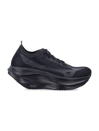 Comme Des Garçons X Mizuno Wave Rebellion Pro Sneakers In Black