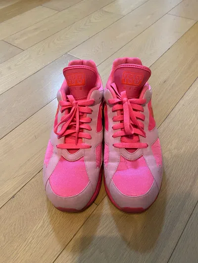 Pre-owned Comme Des Garçons X Nike Cdg Nike Airmax 180 Shoes In Pink
