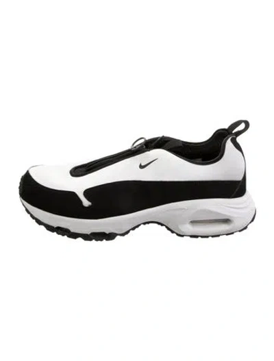 Pre-owned Comme Des Garçons X Nike Colorblock Pattern Sneakers In Multi