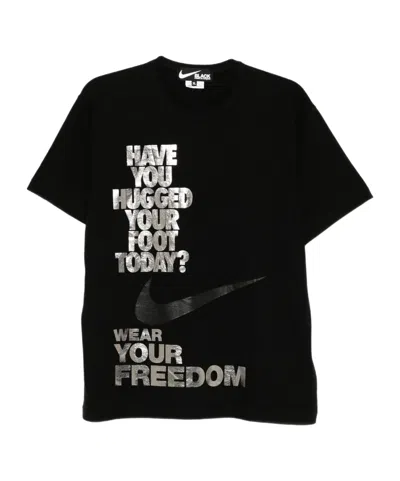 Comme Des Garçons X Nike Freedom T-shirt In Black