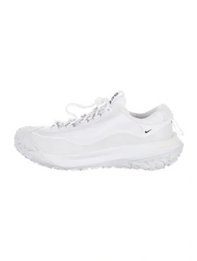 Pre-owned Comme Des Garçons X Nike Rubber Sneakers In White