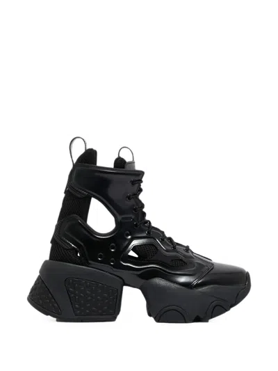 Comme Des Garçons X Noir Kei Ninomiya Fury Cut-out Chunky Sneakers In Black