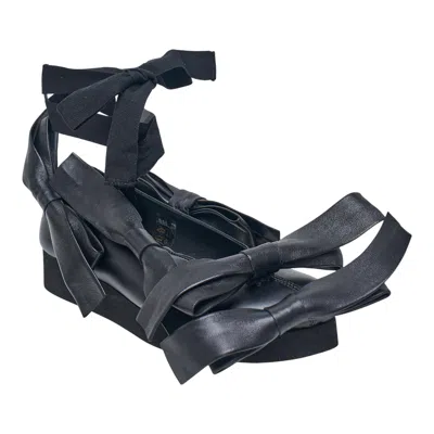 Comme Des Garçons Comme Des Garcons X Phileo Bows Ballerina Flats In Black