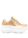 Comme Des Garçons Sr811 Low-top Casual Sneakers In Gold
