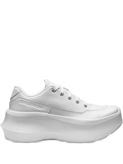 Comme Des Garçons X Salomon Sr811 Platform Sneakers In White
