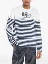 Comme Des Garçons X The Beatles Striped T-shirt In White