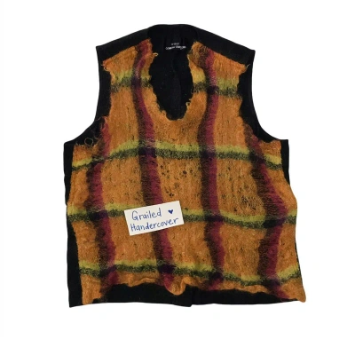 Pre-owned Comme Des Garcons X Vintage Nice Tricot Cdg Comme Des Garcons Sleeveless Top In Multicolor