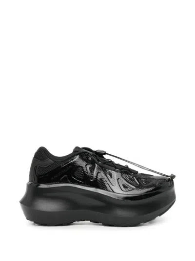 Comme Des Garçons Xt-whisper Void Platform Trainers In Black