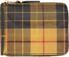 Comme Des Garçons Yellow & Green Lenticular Tartan Wallet