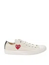 Comme Des Garçons Comme Des Garcons Chuck Taylor Low Top Sneakers In Beige