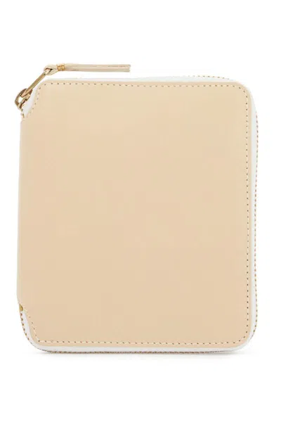 Comme Des Garçons Zip-aournd Wallet In Neutro