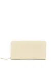 Comme Des Garçons Zip Around Purse In Neutrals