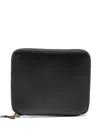 Comme Des Garçons Zip-around Leather Wallet In Black