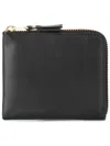 Comme Des Garçons Zip Around Purse In Black