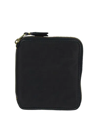 Comme Des Garçons Zip Around Wallet In Black