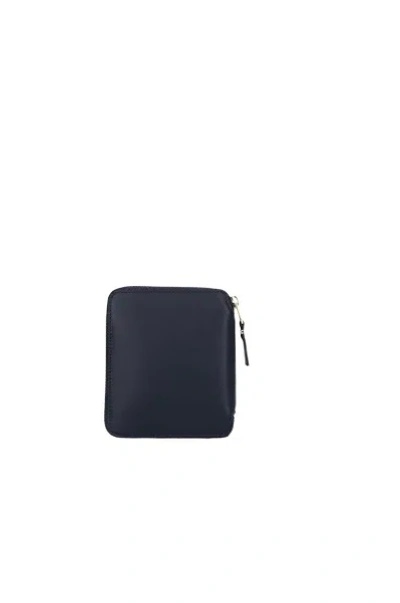 Comme Des Garçons Zip Around Wallet In Black