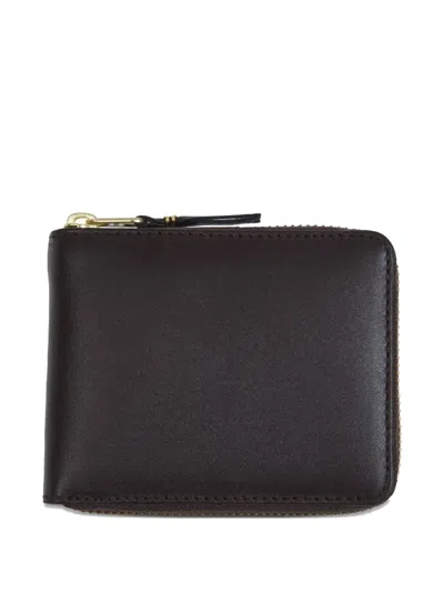 Comme Des Garçons Zip-around Wallet In Black