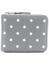 Comme Des Garçons Zip Around Wallet In Grey