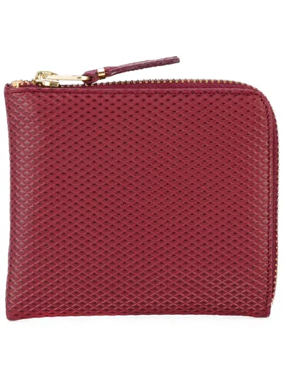 Comme Des Garçons Zip-around Wallet In Pink
