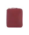 Comme Des Garçons Zip Around Wallet In Red