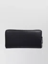 Comme Des Garçons Zip Around Wallet Smooth Finish In Black