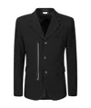 Comme Des Garçons Zip-detailed Jacket In Black