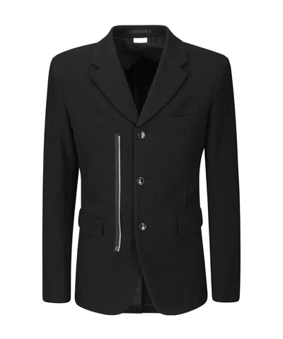 Comme Des Garçons Zip-detailed Jacket In Black