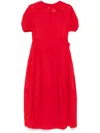 Comme Des Garçons Kleid Mit Reissverschluss In Rot