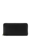 Comme Des Garçons Zip-fastening Leather Wallet In Black