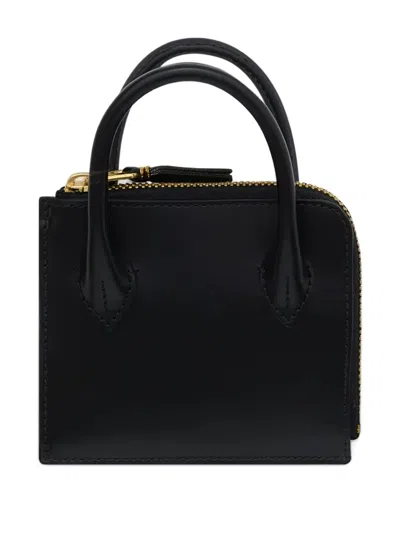 Comme Des Garçons Zip-handle Wallet In Black