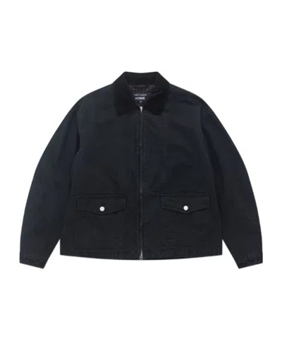Comme Des Garçons Zip Jacket In Black