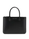 Comme Des Garçons Zip Pouch With Two Handles In Black