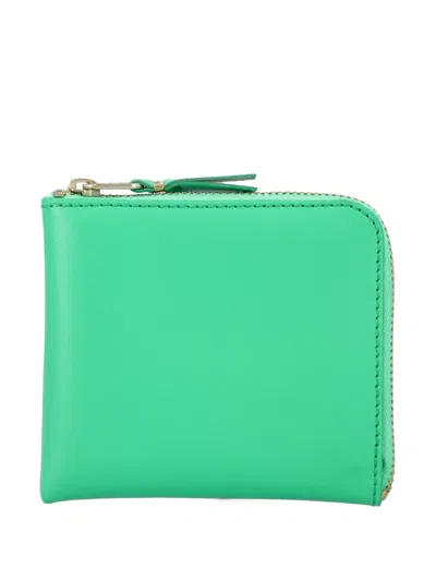 Comme Des Garçons Wallet Classic Zipped Wallet In Green