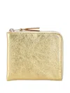 Comme Des Garçons Zip Small Wallet In Brown