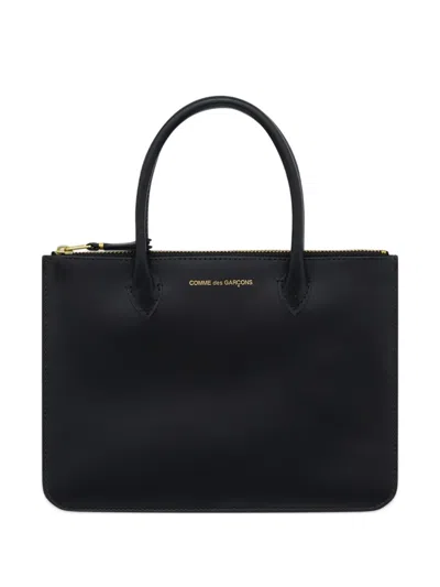 Comme Des Garçons Zip Top-handle Wallet In Black