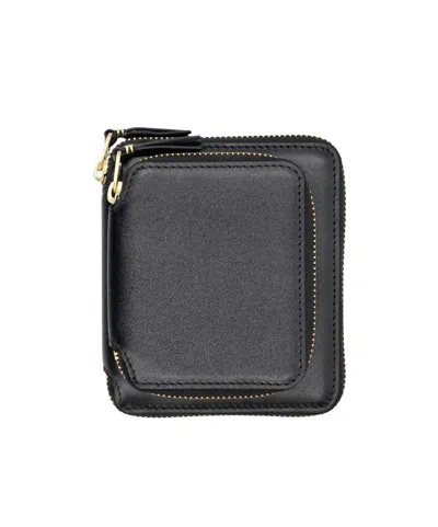 Comme Des Garçons Zip Wallet In Black
