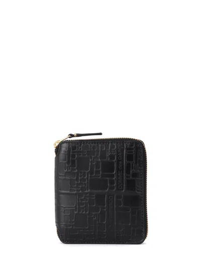 Comme Des Garçons Zip Wallet In Black