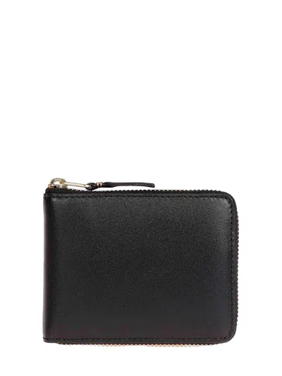 Comme Des Garçons Zip Wallet In Black