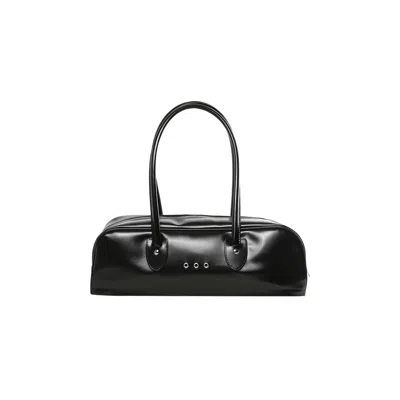 Pre-owned Comme Des Garçons Zipped Leather Bag 'black' | Women's Size Onesize