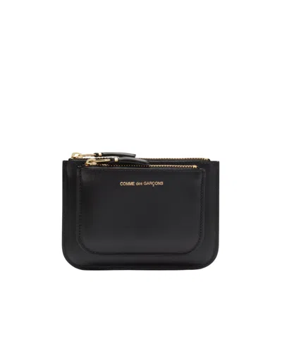 COMME DES GARÇONS ZIPPED LEATHER CARDHOLDER