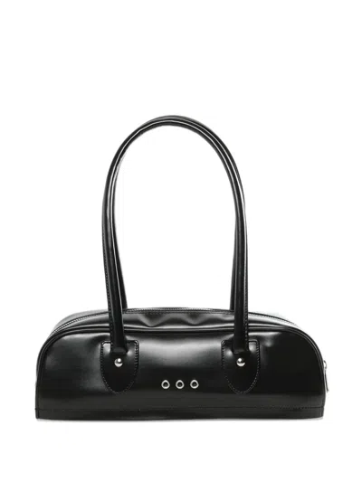 Comme Des Garçons Zipped Tote Bag In Black