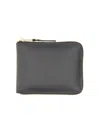 Comme Des Garçons Zipped Wallet In Black