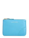 Comme Des Garçons Classic Leather Line Wallet Accessories In Blue