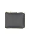 Comme Des Garçons Zipped Wallet In Black