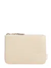 Comme Des Garçons Zipped Wallet In White
