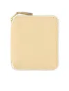 Comme Des Garçons Zip-aournd Wallet In White