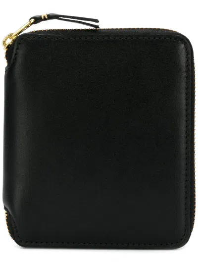 Comme Des Garçons Zipper Around Classic Wallet Accessories In Black