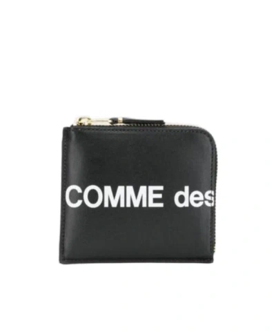 Comme Des Garçons Zipper Change Wallet In Black
