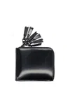 Comme Des Garçons Zipper Medley Wallet In Black
