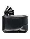Comme Des Garçons Zipper Medley Xsmall Zip Pouch In Black